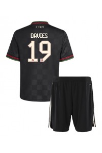 Bayern Munich Alphonso Davies #19 Jalkapallovaatteet Lasten Kolmas peliasu 2025-26 Lyhythihainen (+ Lyhyet housut)